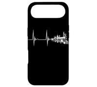 Railroad Heartbeat EKG Pulse Old Steam Locomotive Train Case for iPhone Air