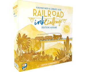 Railroad Ink Challenge: Edition Sun Yellow | Horrible Guild | German | Dice Game | For 1-4 People | From 8 Years, Yellow