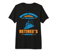 Railroad Memories - Railway Railroad Railroader Retired Premium T-Shirt