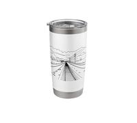 Railroad Sketch Locomotives Model Railway Stainless Steel Insulated Tumbler