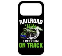 Railroad Wife I Keep Him On Track Case for iPhone 17 Pro Max