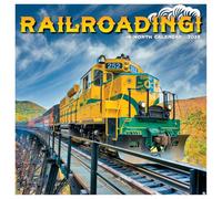 Railroading 2026 12 X 12 Wall Calendar