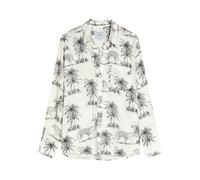 Rails Charlie Printed Linen-blend Shirt - Ivory - XL (UK16 / XL)