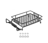 Rails For Axial SCX10 Traxxas TRX4 RC4WD D90 CC01 1/10 3 Size Metal Luggage Carrier Roof Rack RC Crawler Car Upgrade Parts Car Roof Bars(Large 170x110mm)