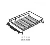 Rails For Axial SCX10 Traxxas TRX4 RC4WD D90 CC01 1/10 3 Size Metal Luggage Carrier Roof Rack RC Crawler Car Upgrade Parts Car Roof Bars(Middle 155x105mm)