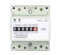 Rails Mounted Electronic Energy Consumption Meter with LED Indicators for Accurate Electricity Measurement Residential Power Consumption Meter