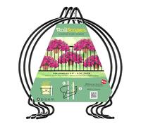 Railscapes Flower Adjustable Floating Planter Hanger, Fits 0.5"-0.75" Balcony Railing Spindles, 3-Pack