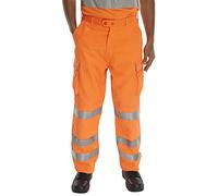 Beeswift Rail Spec High Visibility Trousers Orange 38 RST38