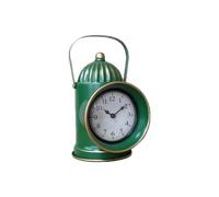 Railway Carriage Lantern Inspired Desk Clock | GREEN