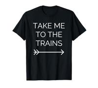 Railway Enthusiast To The Trains Railroad Hobby Trainspotter T-Shirt