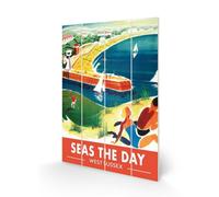 Railway Museum Seas The Day West Sussex Small Wood Print Multicoloured (59Cm X 40Cm)