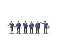 Railway Personnel (6) Figure Set HO scale Merten 12529