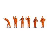 Railway Shunters (6) Figure set Painted Noch 47011