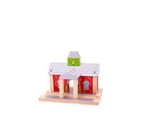 Bigjigs Rail Wooden Railway Station, none