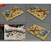 Railway Tools & Equipment Plastic Kit 1:35 Model MINIART