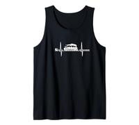 Railway Train Zigzag Line Steam Loc Tank Top