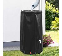 Rain Barrel Collapsible 250L Black PVC Foldable Water Tank with Hose Spigot Easy