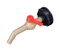 Rain Barrel Connector, Water Jug Adapter, Irrigation Valve Spigot, Leakproof Outdoor Converter, for Garden Watering Gutter Systems Downspouts Storage Containers Harvesting Tanks Backyard Use 1.7cm