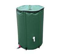 Rain Barrel Foldable Water Container PVC Rainwater Collection System for Lawn and Garden