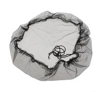 Rain Barrels Cover Mesh with Drawstring 60-100cm Outdoor Water Bucket Lid Foliage Protection Net Black(80cm)