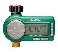 Rain Bird 1ZEHTMRP Premium Professional Grade Electronic Digital Hose End Timer/Controller, One Zone/Station, Battery Operated, Brass Inlet/Outlet, Plastic, Green