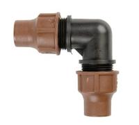 Rain Bird Lock Quick Curve / Angle 90° - 16 mm x 16 MM (Compression Fitting, Clamp Connector, Screw Fitting)