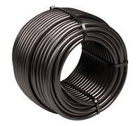 Rain Bird T22-100S Drip Irrigation 1/4" Blank Distribution Tubing, 100' Roll, Black