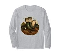 RAIN Boot Count Amphibian Survey by the Puddle Long Sleeve T-Shirt