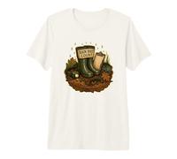 RAIN Boot Count Amphibian Survey by the Puddle Premium T-Shirt