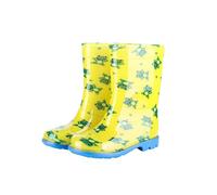 Rain Boots Children's Wellington Boots with Non-Slip Profile Sole Waterproof Children's Boots Quick-Drying Wellington Boots Outdoor Rain Shoes for Slip-On Rubber Shoes for Mud and Rain, Yellow 1, 4.5