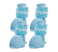 Rain Boots for Dogs - Pack of 4 Non-Slip Puppy Rain Shoes, Pet Boots and Paw Protection for Snowy Winter Days, Hot Summer Paving, Hard Floors Indoors Chaies