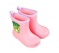 Rain Boots for Kids Animal Print Design Lightweight Water Resistant Wellies Slip-Resistant Comfortable Fit Easy Pull On Handle Rain Boots for Toddlers 2-10 Years