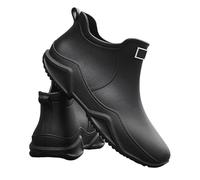 Rain Boots for Men, Waterproof Rubber Shoe Cover - Rain Shoe Cover Non-Slip Rain Boots Shoe Cover - Rain Cover for Boots Rainshoe Cover Galosce Raincoat Cop, blackone, 39