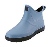 Rain Boots For Men - Waterproof Rubber Shoes Outdoor Walking Water Shoes Ankle Boots Fashion Rubber Chelsea Shoes Comfort Solid Color Thick Sole Non-Slip Shoes Plus Size Casual Rain Boots