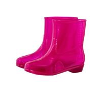 Rain Boots for Unisex Printed Rubber Wellies Waterproof Short High Ankle Mucker Snow Adults Black Welly Outdoors Garden Walking