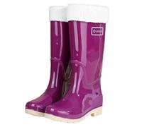 Rain Boots for Unisex Unisex's Sport Boot Ladies Rubber Festival High Ankle Mucker Snow Waterproof Adults Black Welly Outdoors Garden Walking