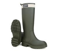 Rain Boots for Women Non-Slip Wellington Boots Waterproof Garden Mud Boots Durable Non Slip High Water Shoes Comfortable Fishing Boots Knee High Work, Green, 5.5 UK