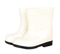Rain boots, slip-on children's shoes for outdoor play, waterproof garden boots with non-slip sole, robust leisure boots for active discovery tours in spring, rubber boots for the, White, 13