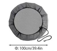 Rain Bucket Cover Net with Drawstring Cord, Mesh Protection Lid for Water Storage Buckets to Prevent Dirt and Insect in Rainwater Systems (100cm)