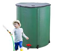 Rain Catcher Barrel, Rain Water Catcher | Foldable Rainwater Recovery Water Tank | Anti-Overflow Rain Sensor, UV Resistant, Park, Hot House, Farm, Lav