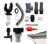 Rain Catcher System, Rainwater Collection System Rain Barrel Set, Catchment Area