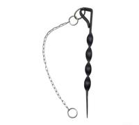 Rain Chain Anchor Stake 13in Iron Base Matte Black Heavy Duty Outdoor | Pointed end for easy installation Modern matte black finish Enhances outdoor aesthetics