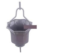 Rain Chain, Copper Rain Chains for Downspouts for Heavy Water Diversion Chain Bell for Gutters Japanese-Style Eaves Falling Guide for Temple Villa for Exterior Gutters(7 Aluminum alloys)