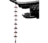 Rain Chain for Umbrella Water Chain Metal Rain Catcher Long Effective Drainage 8 Umbrellas Garden Chain Umbrella Chain for Outdoor Collapse Decorations