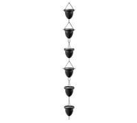 - Rain chain, rust-resistant gutter chain, 8-piece rain chains for the