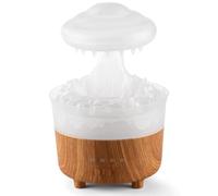 Rain Cloud Humidifier With 7 Led Lights, 230Ml Ultrasonic Diffuser With Water Drip Effect