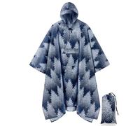 Rain Coats for Men Adult Raincoat Reusable Waterproof Poncho Packable Festival Accessories Waterproof Ponchos (Frost Abies)