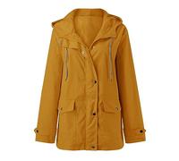 Rain Coats for Women uk Breathable Ladies Coat Long Sleeve Trench Winter Hood Down Outdoor Hooded Windproof Loose Functional Jacket Raincoats