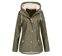 Rain Coats for Women uk Lightweight Winter Hooded Raincoat Long Sleeve Trench Hiking Walking Windbreaker 2025 Chic Light Weight Plus Size Waterproof Coat Dog Travel