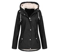Rain Coats for Women uk Lightweight Winter Hooded Raincoat Long Sleeve Trench Hiking Walking Windbreaker 2025 Chic Light Weight Plus Size Waterproof Coat Dog Travel